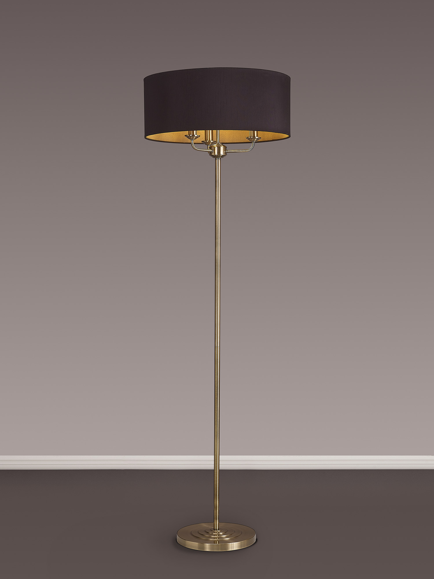 Banyan AB BL/GR Floor Lamps Deco Shaded Floor Lamps Banyan AB BL/GR Floor Lamps Deco Shaded Floor Lamps